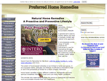 Tablet Screenshot of preferred-home-remedies.com
